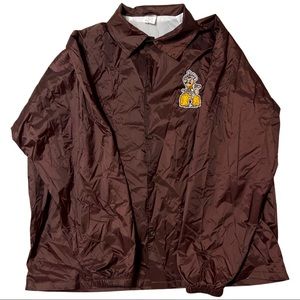 University of Wyoming Cowboys Windbreaker sz XL